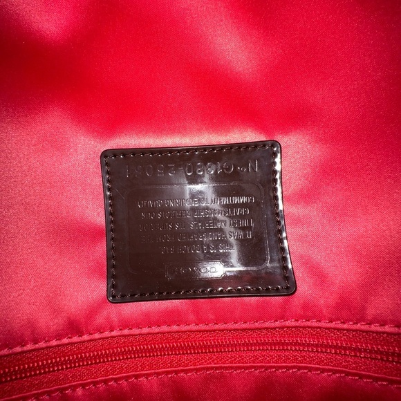 Coach Signature Canvas Tan & Brown Poppy Tote, GUC - Picture 4 of 6